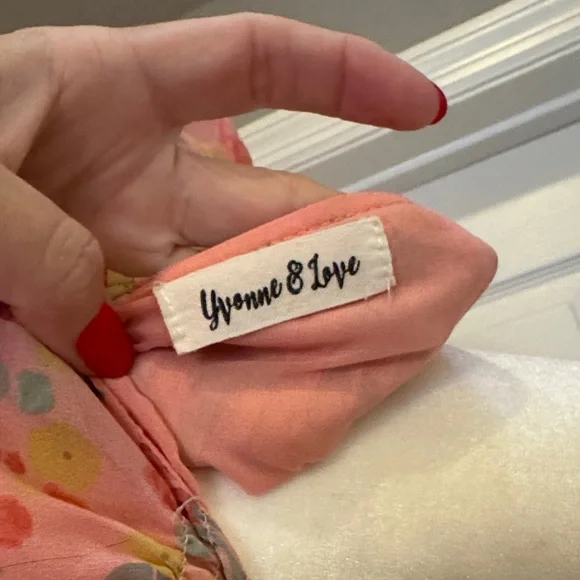 Pink Floral Ruffle Dress - Picture 9 of 9